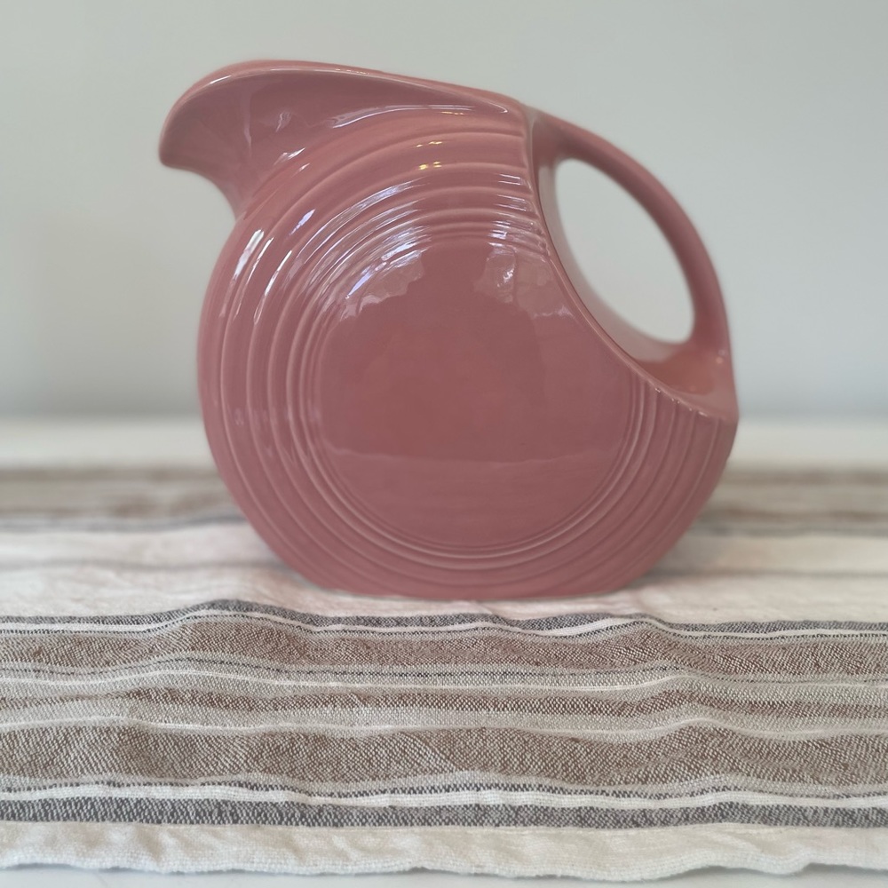 Fiestaware Vintage 1986 Rose Disc Pitcher